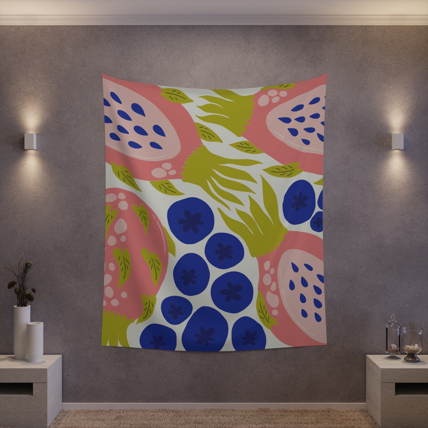 Modern Matisse Fruit Fusion Masterpiece Tapestry