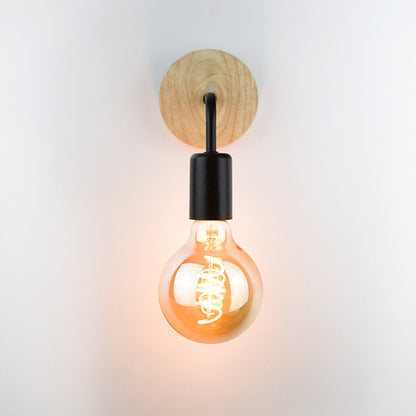 Modern Minimalist Wrought Iron Wall Lamp