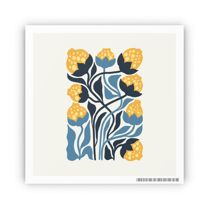 Dancing Cotton Blossoms Wall Posters