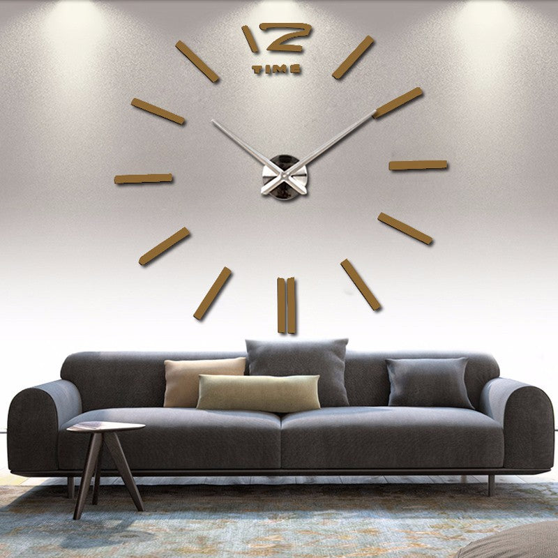 DIY creative fashion home decor acrylic wall clock