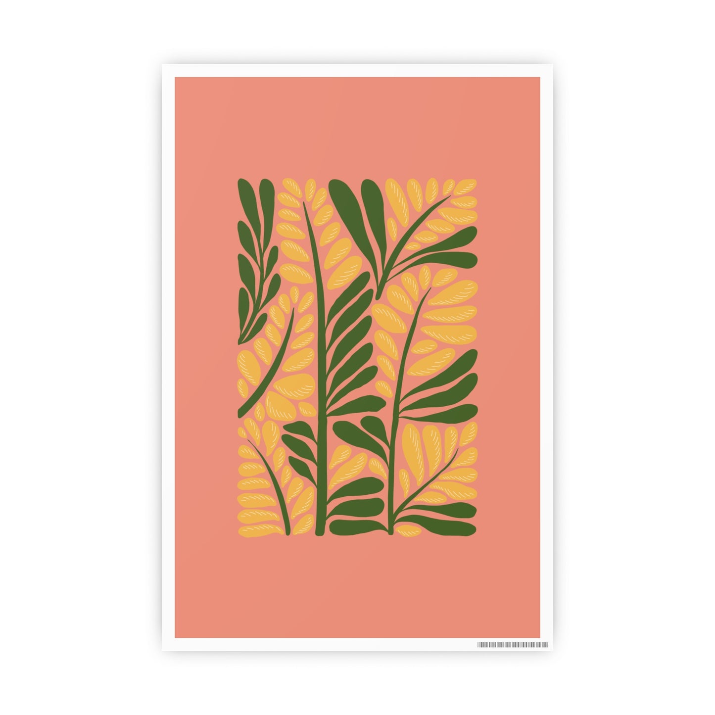 Vibrant Leafy Canvas Print Wall Poster