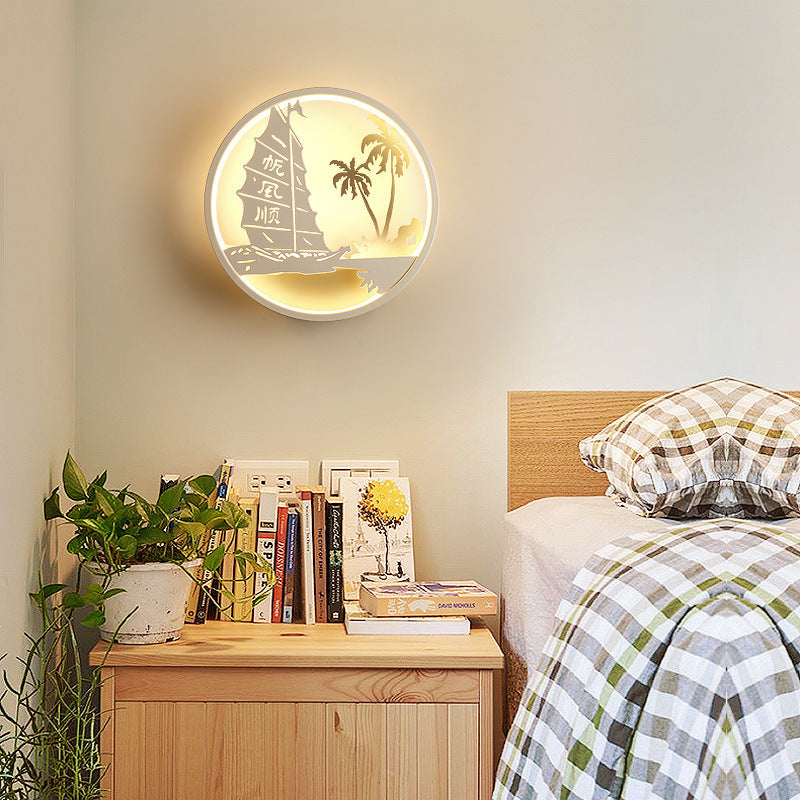 Modern Simple Bedroom Bedside Wall Lamp