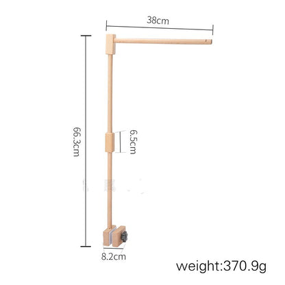 Baby Wooden Support Mosquito Net Hanging Rod Accessories Comfort Bed Bell Support