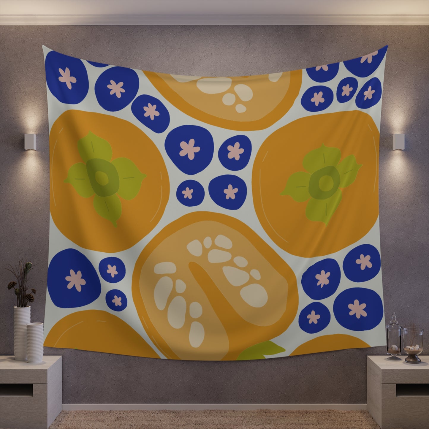 Tropical Gooseberry Art Tapestry