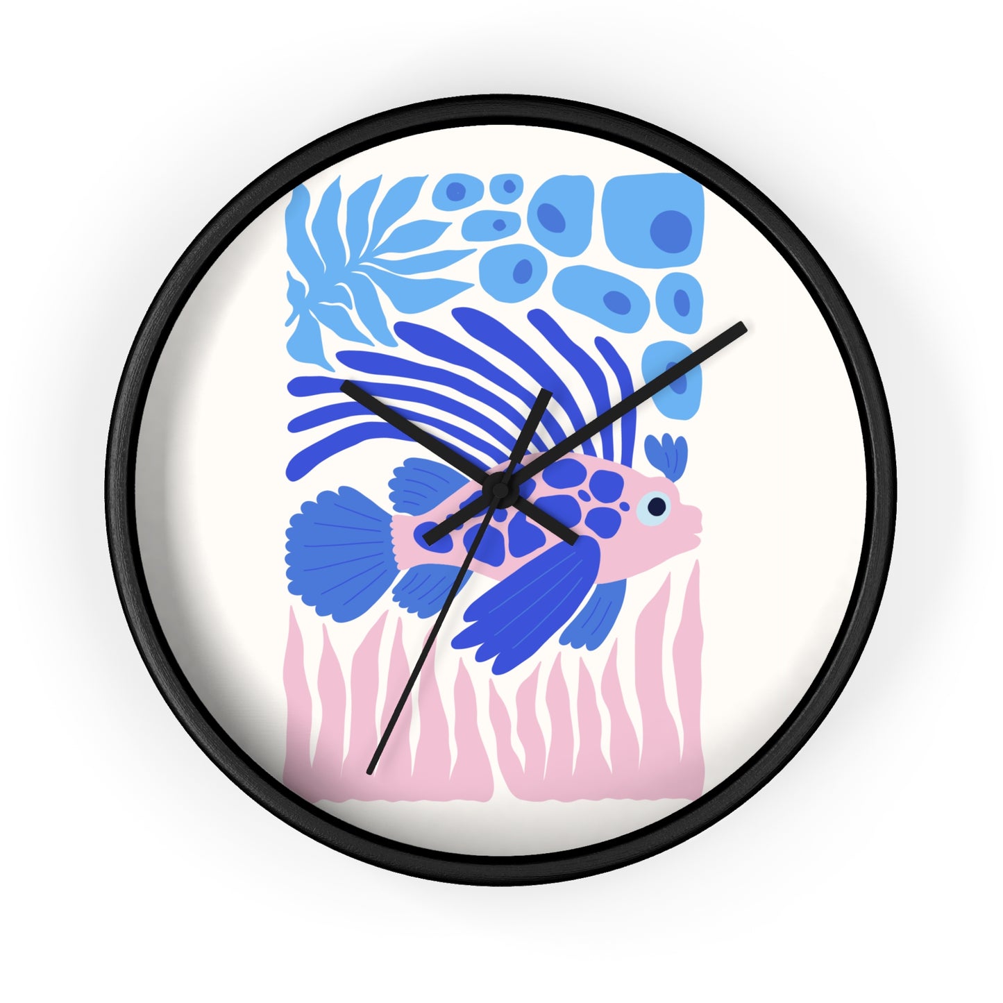 Deep Sea Swimmer Wall Clock