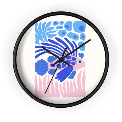 Deep Sea Swimmer Wall Clock