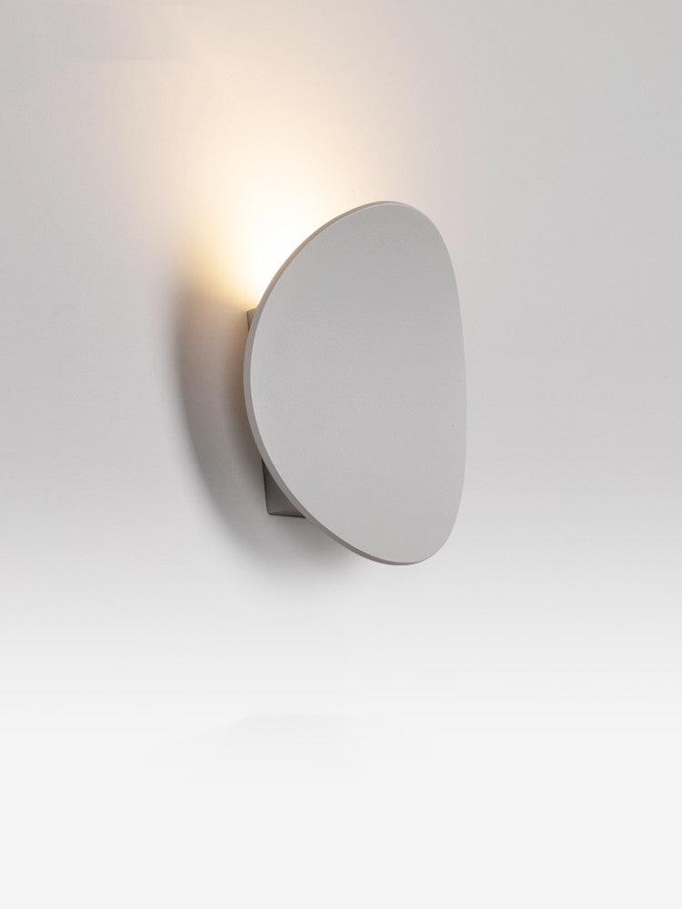 Wall Lamp LED Simple Round White Balcony Background Wall Lamp Bedroom Wall Lamp Decoration